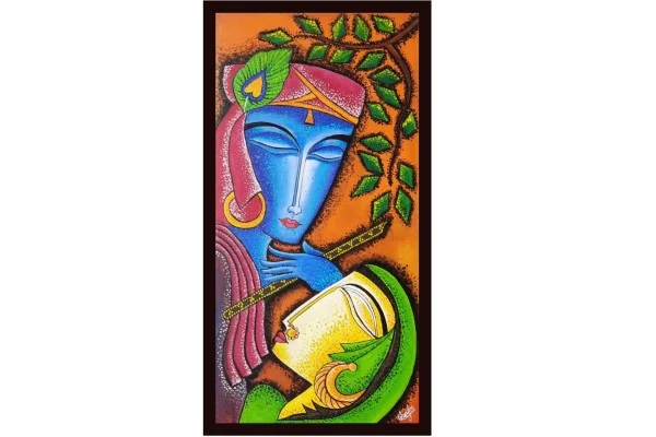 Abstract Radha Krishna